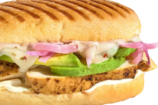 Chipotle Chicken & Avocado Panini